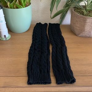 EUC Black Knit Leg Warmers